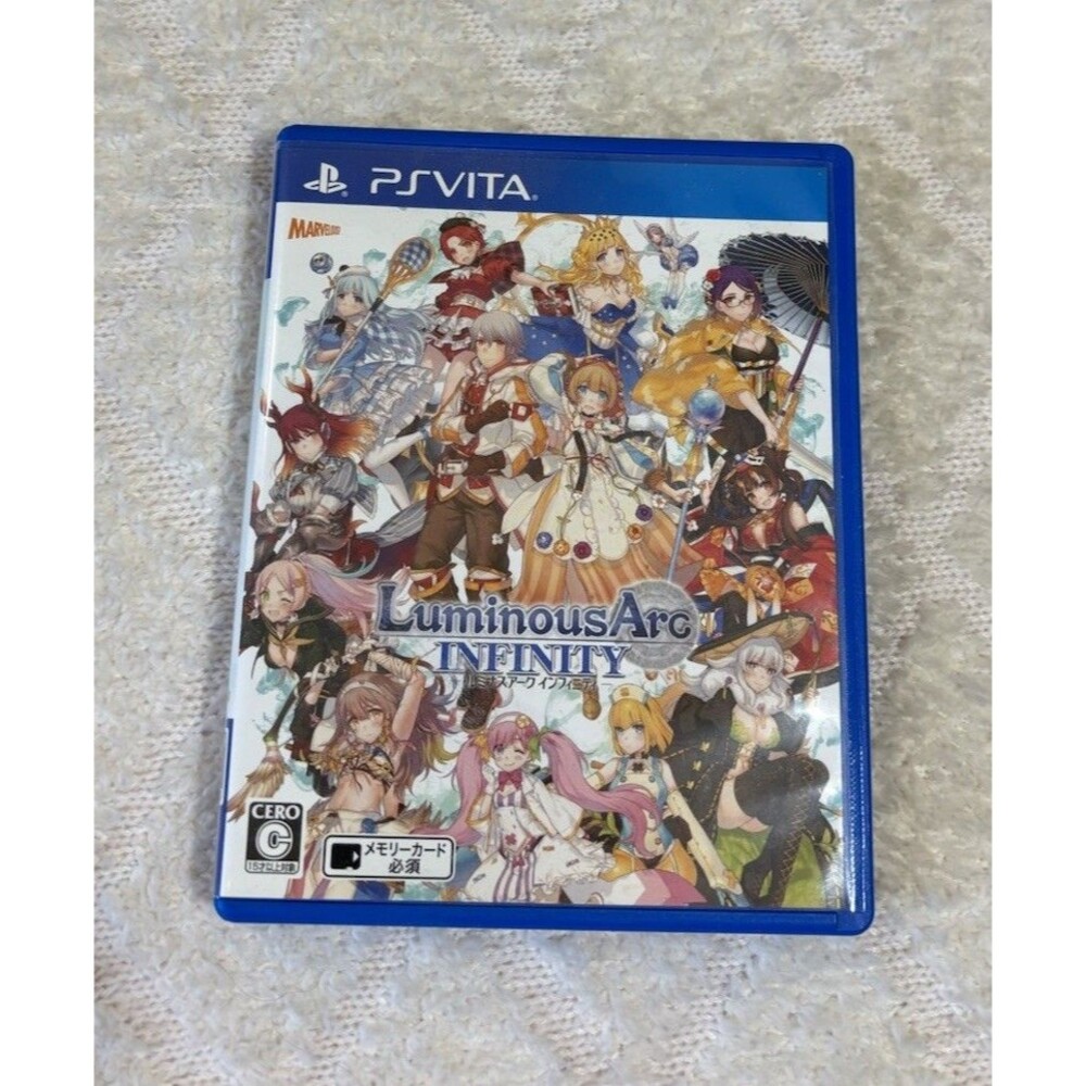 Luminous Arc Infinity PlayStation Vita Game Japanese      Case/Manuel Included
